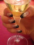paillettes champagne sous french noire.JPG